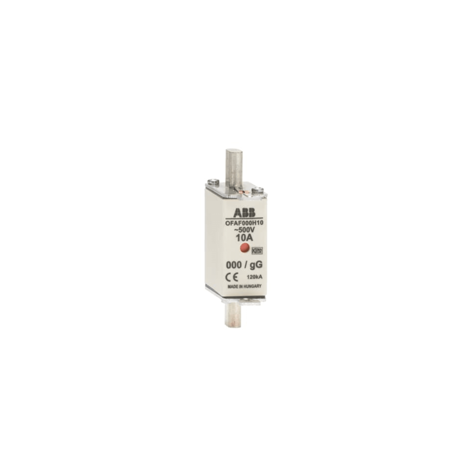 ABB 10A Centred Tag Fuse, NH000, 500V