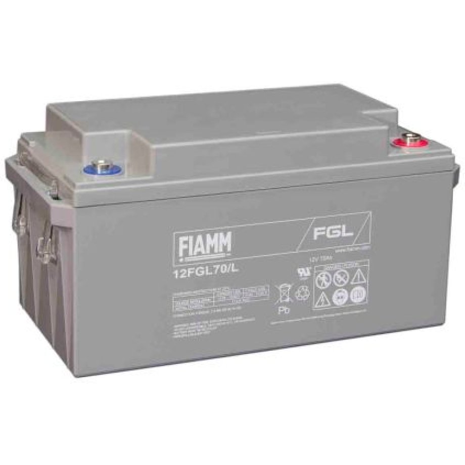 Fiamm 12V Sealed Lead Acid Battery, 70Ah